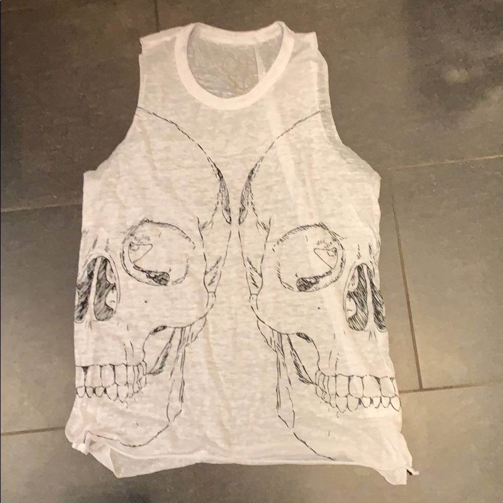 White tank top